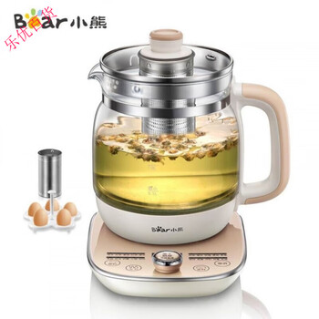 Bear health pot kettle teapot glass pot constant temperature with filter 1.5l 1.5l local gold