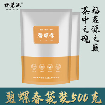 Fumingyuan premium biluochun mountain cloud mist green tea mingqiantou-resistant green tea bag 500g