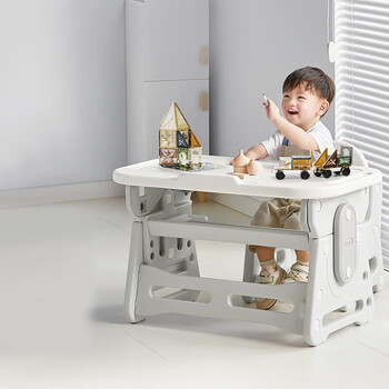 Manlong small pickup study table and chair set lift writing desk paintable monet gray new year gift