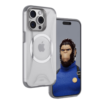 95% new mr. blue ape suitable for apple 16promax mobile phone case iphone16promax protective case aangji magnetic micro-matte anti-fingerprint protective cover space gray