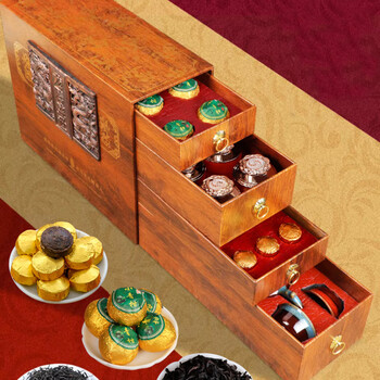 Boxin yilu gaosheng high-end tea gifts tea souvenirs cinnamon dahongpao narcissus tangerine peel white tea fuding longteng shengshi tea gift box