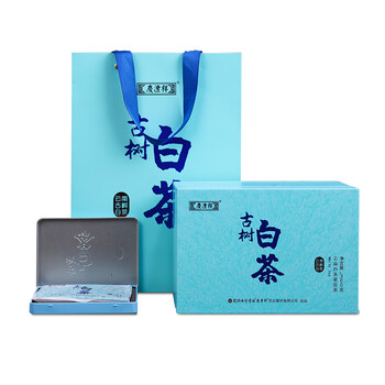 Little senior sister reviews tea yunnan white tea ancient tree white tea 30g chocolate white tea pressed tea 30g single cake does not include gift box