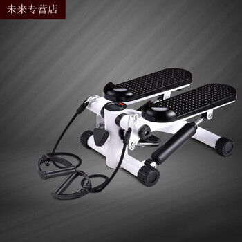 Smvp german imported quality stepper home silent female weight loss machine waist slimming machine slimming leg climbing machine multi-functional fitness black drawstring model (comes with drawstring + tools and oil)