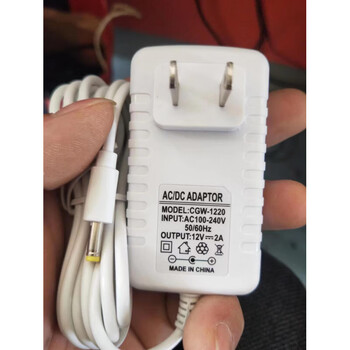 Original applicable elf cc8 cc10 power adapter with screen smart speaker power charging cable battery version high quality 12v2a straight head