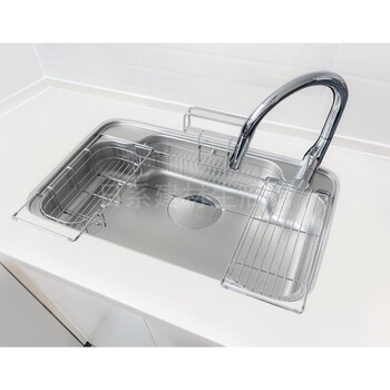Lixil lixil a9n 3d embossed kitchen sink large single-slot stainless steel sink 6061 faucet