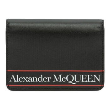 90% new alexander mcqueen gift men's black card holder 602146 1sj0b 1092
