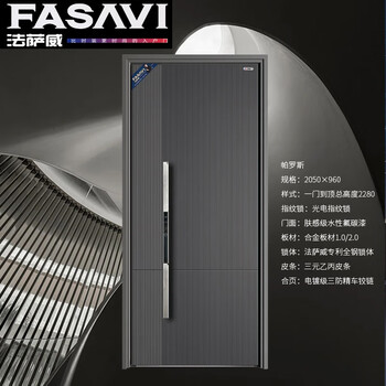 Fasavi paros class a anti-theft door