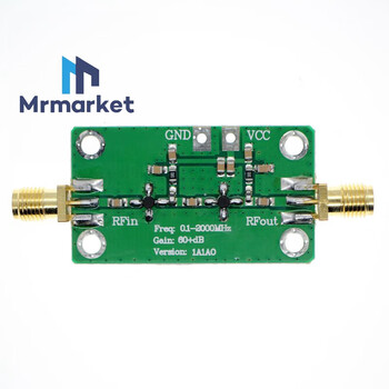 Rf broadband amplifier low noise amplifier lna0.1-2000mhz gain 60db