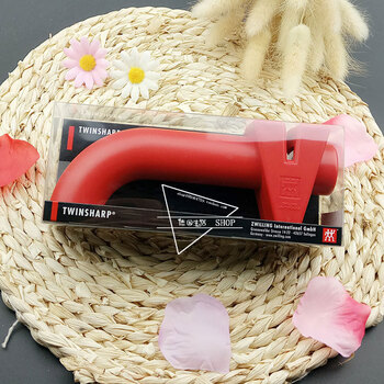 Zwilling german imported red knife sharpener whetstone whetstone sharpener sharpener 32590-300