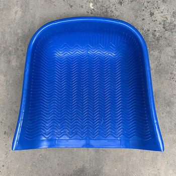 Agricultural hand-held thickened plastic dustpan, wear-resistant and durable household tools, rice sifting, grain shovel, large old-fashioned dustpan, large extra thick blue