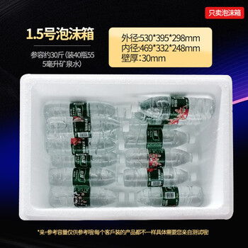 Postal service no. 2.3.4.5.6.7.8 foam box, enlarged insulated box, fruit box, vegetable and seafood box, packaging box, 3 no. 1.5 high foam boxes