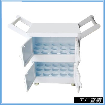 Renjuyi pp hazardous chemicals transport truck special cart for glassware chemical bottles strong acid and alkali resistant corrosion resistant cart 600400700mm this size does not include support