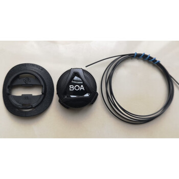 Boa knob steel wire quick wear lace repair modification accessories repair parts actual photos a set of black shoe tongues