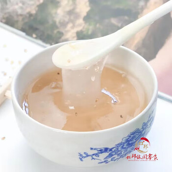 Valerie tianqiao tea soup, beijing specialty lotus root powder, eight treasures almond tea, beef marrow oil tea, noodle tea soup, noodle tea, instant lotus root powder, half a catty, 5 bowls
