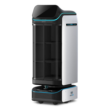 Qinglang t3 new delivery robot pedal door opening high-end hotel restaurant ktv serving and passing dishes disinfection robot deposit