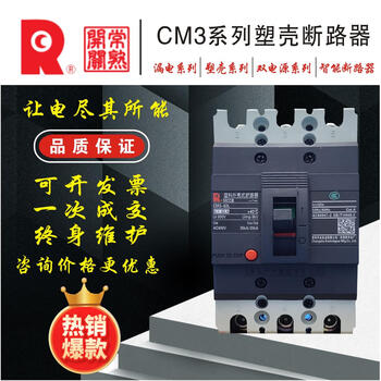 Cm3 series air switch plastic case/3p4p leakage protection with complete specifications changshu switch 1000a 3p
