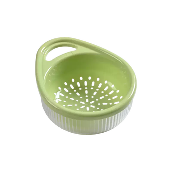 Yusenyi home kitchen double-layer drain basket multi-purpose vegetable washing strainer fruit basin vegetable basket washing basket thickened vegetable plate fruit no specification 13 (fresh green) single pack 13