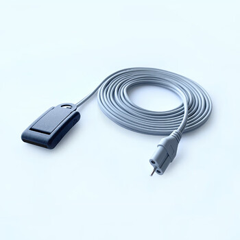 Electrosurgical negative plate connection line compatible with yanling hutongwei electrosurgical neutral electrode lead wire high quality rem head durable 3m