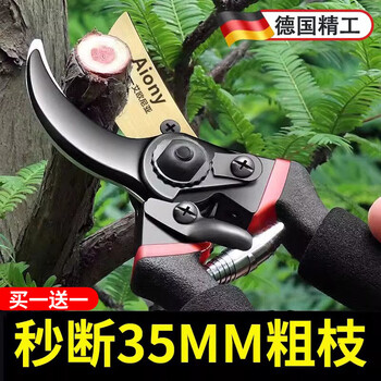 Jczs german fine craft garden scissors, special scissors for branch cutting, pruning shears, fruit tree shears, gardening scissors. black king kong 6th generation sk5 steel finely ground blades