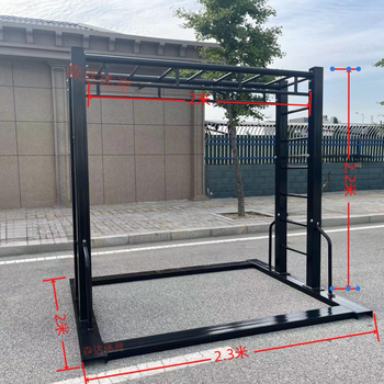 Dongqiao household horizontal bar fitness equipment horizontal bar mobile outdoor training indoor horizontal bar pull-up ladder assist wooden parallel bar fixed ladder (180 kg)