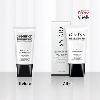 Kidc official teelishar isolating milk makeup primer small tibabie ice muscle isolating protective cover 1 box isolating