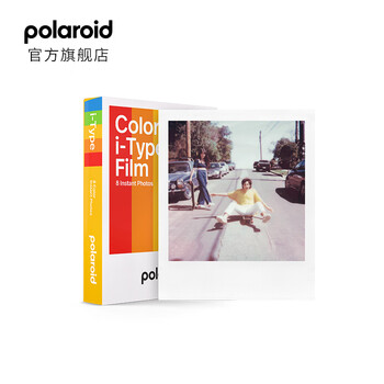 Polaroid (polaroid) 95% off instant photo paper i-type color film retro one-time imaging photo paper applicable to now/now+/i-2/lab models white frame color (1 pack of 8 photos) 6000 applicable to i-type models