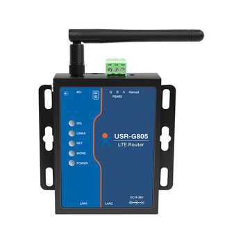 Someone's internet of things, cost-effective, card-free, small size, dual network ports, remote networking with serial port, convenient network deployment 4g industrial router usr-g805p 2*lan usr-g805c