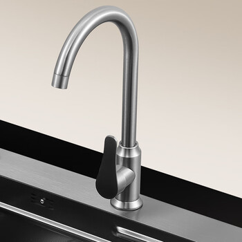 Meibo mcp307 kitchen faucet hot and cold water household anti-splash water two-in-one dishwashing basin single cold dishwashing