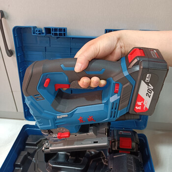 Dongcheng rechargeable electric saw jigsaw lithium electric woodworking saw cutting machine home decoration brushless high power dcmq85 bare metal