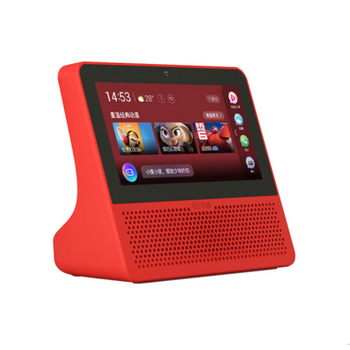 Second-hand xiaodu smart screen air smart voice assistant small-screen bluetooth speaker mini smart screen red (official standard) second-hand - unpacked only no membership