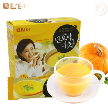 Keba korean dante ginger red date double and five grain pumpkin porridge corn silk tea cassia seed barley bag tea herbal tea pumpkin porridge one box 255g (15 sticks)