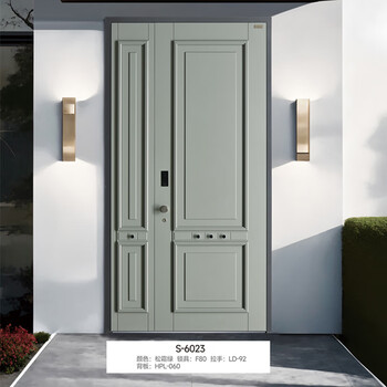 Frandi s-6023 cast aluminum door villa door non-standard door/square