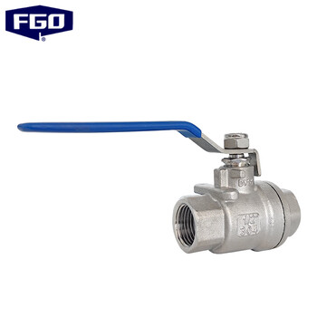 Fgo two-piece ball valve stainless steel 304 internal thread q11f-16p dn15 medium size