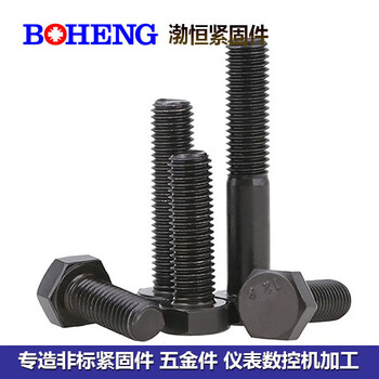 Wen yijia customized 25 external hexagonal screws, bolts, studs, fine and coarse pitch 1.0/1.25/1.5/2.0/2.5/3.0 25*60-2 pieces