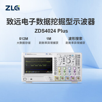 Data mining oscilloscope four-channel 4g sampling rate zds4024/zds4054/zds4034 plus zds4024 plus