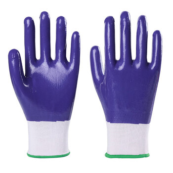 Xingyu gloves n518 wear-resistant work labor non-slip and oil-resistant nitrile labor insurance nylon rubber dipped construction site work 12 pairs xingyu n599 fully soaked one size