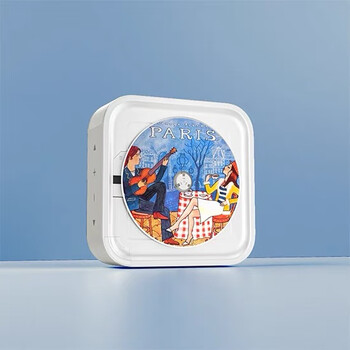 Casalanca cdp-1 cd player fever music album player retro bluetooth speaker wall-mounted charging external play starlight color/dual bluetooth/can be played externally