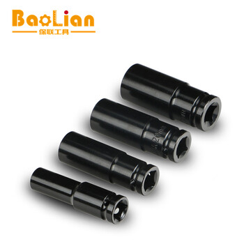 Baolian 1/2 dafei 8-32mm electric wrench socket head extended 6 hexagonal socket wind cannon ratchet wrench rack worker 24mm