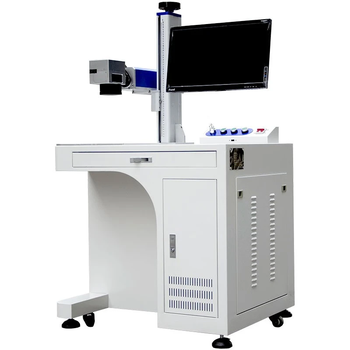 Sundor industrial fiber laser engraving machine marking machine metal nameplate label coding machine lettering pattern printer cabinet type kf-l60 (60 watts)