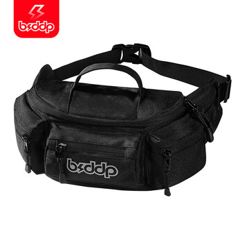 Bsddp motorcycle riding waist bag casual motorcycle commuting storage bag crossbody chest bag black ordinary style
