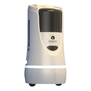 Hotel delivery robot autonomously goes up and down the elevator, takes out and expresses guest room supplies, voice greeting, interactive reception, run (second-hand mobile phone)