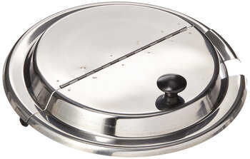 Winco pot lid, stainless steel, medium size, 1 piece