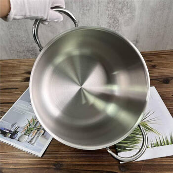 Shijanu t282 voko apple pot expanded 304 stainless steel mirror light luxury soup pot 28*18cm stew pot cooking pot 1