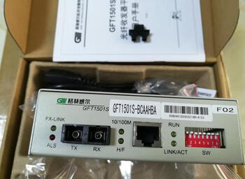 Greenwell gft1501s-bcaahba single-mode dual-fiber 100m fiber optic transceiver