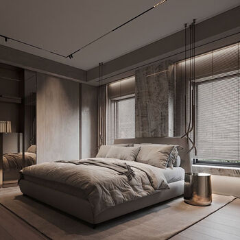 Secret modern simple fabric bed small apartment double bed software tatami ins style light luxury solid wood master bedroom large bed simple single bed 1800mm*2000mm box frame structure