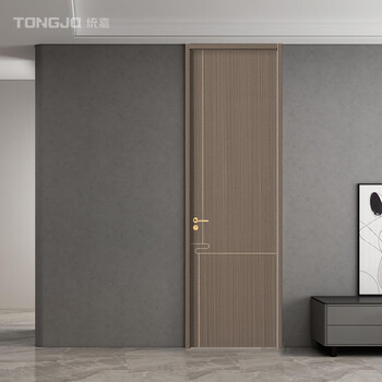 Tongjia tadpole series technology rain no. 3 solid wood composite door
