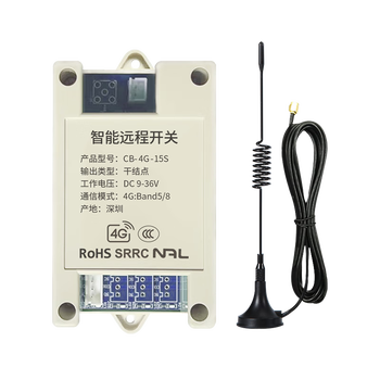 4g remote control switch, mobile phone remote control, no need for remote control, timing, unlimited distance, access controller, 4g936v1 channel remote control switch with external antenna