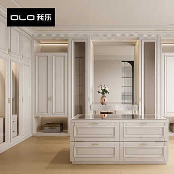 Wile fasen series whole house customized wardrobe cloakroom cabinet combination walk-in corner furniture overall decoration customized prepayment consultation to receive 3 sets of design plans