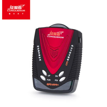 Conqueror safety warning instrument speed measuring machine gps-899+ electronic dog radar fixed plus mobile speed measuring machine conqueror gps-899+
