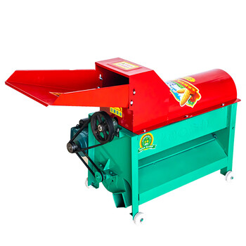 Yunqige electric corn thresher, household small and medium-sized baling machine, new corn threshing multi-function machine, 850 thickened straight mouth straight bucket frame with additional belt